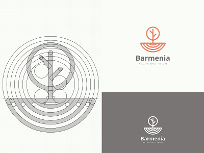 Barmenia Logo abstract agency arabic beauty brand branding color construction design identity logo luxe luxury mark marketing monogram morocco nature new trademark