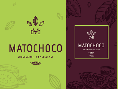 MATOCHOCO branding brand branding identity logo luxe mark marketing monogram new trademark