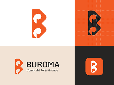 buroma brand agency brand branding bureau finance finance business finance financial identity logo mark monogram trademark