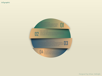 circle infographic green