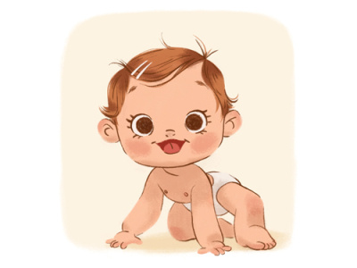 Baby baby character childrens illustration illustration photoshop