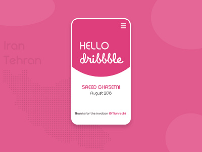 Hello Dribbble