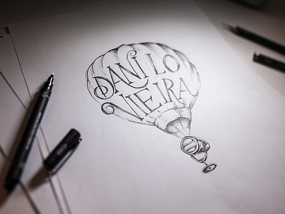 Danilo Vieira Logo drawing logo photographer