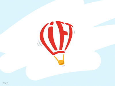 Lift — Daily Logo #2 air balloon challenge daily logo daily logo challenge graphic design logo