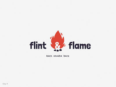 Flint & Flame — Daily Logo #9