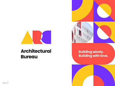 ARC — Daily Logo #17 architecture branding challenge daily logo daily logo challenge dailylogochallenge geometric geometry graphic design identity logo