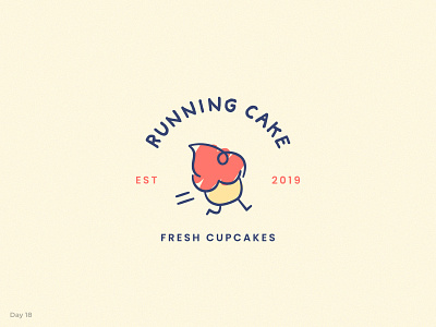 Running Cake — Daily Logo #18