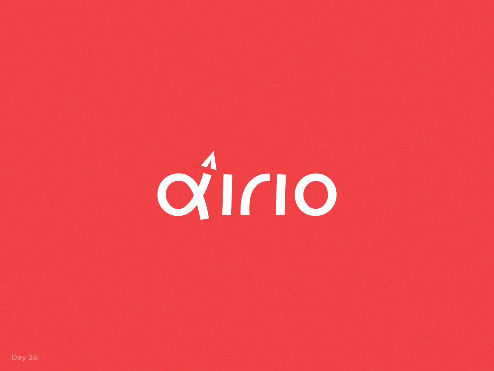 Airio — Daily Logo #26 by Anastasia Bolshakova on Dribbble