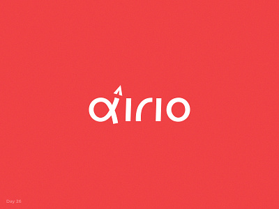Airio — Daily Logo #26 challenge daily logo daily logo challenge dailylogochallenge graphic design logo messenger paper plane