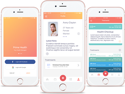 Prime Health - iOS Health App