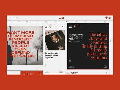 News site - concept concept design news newspaper politic site ui ux web