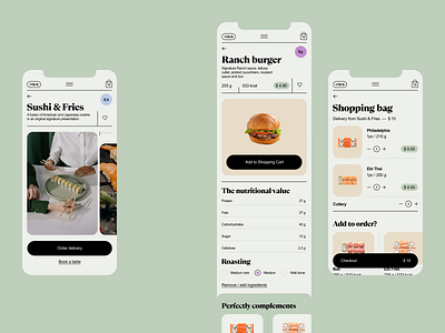 Limerick app app clean delivery design food mobile restaurant ui ux
