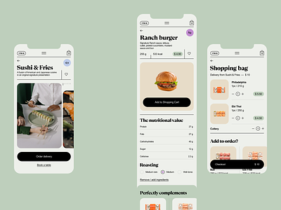 Limerick app app clean delivery design food mobile restaurant ui ux