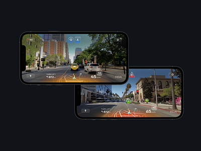 Heaven Driver Assistant app ar car assistant design mobile navigation ui ux