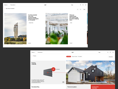 Construction company ver2 build clean concept construction design materials repair site ui ux web