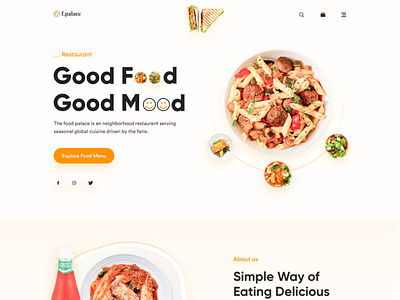 Good Food is Good Mood - Food Website