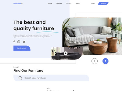 Furniture Website Theme