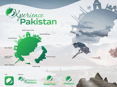 Logo Design for tourism company Xperience Pakistan