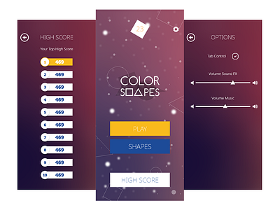 Colorshapes Mobile Application adobe illustrator adobe photoshop adobe xd aftereffects animation brown clean colorshapes design graphic designer illustrator iphone x mobile modern photoshop purple ui user experience user interface user interface designer