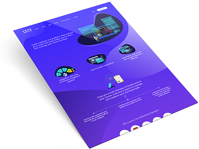 Codeinspector website adobe xd clean design graphic designer photoshop purple ui user experience user interface user interface designer website website concept
