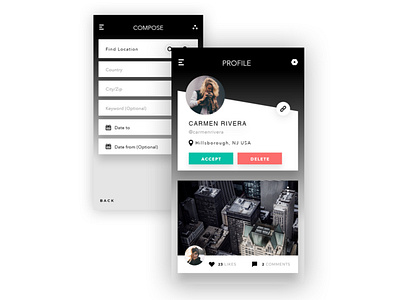 Explore - Social Media Platform adobe xd clean design photoshop ui user experience user interface user interface designer ux