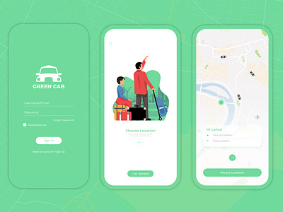 GreenCab_App Design