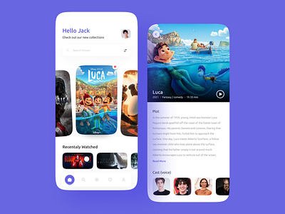 Movie Streaming Concept App