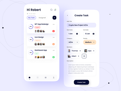 Task Management App Design