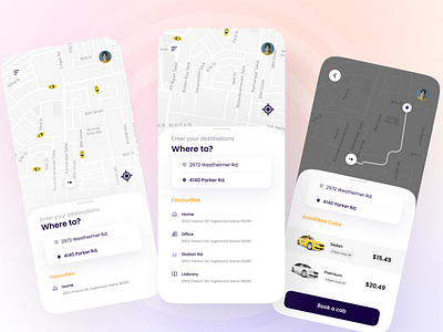 Cab booking app