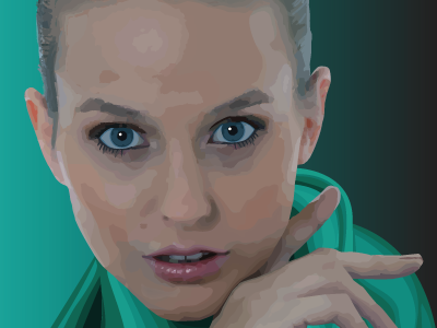 Portrait of Lynsey art digital painting vector vector art