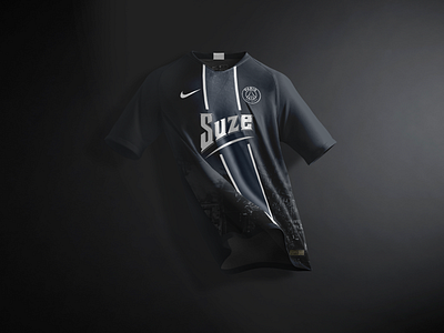 PSG x Suze branding jersey sport