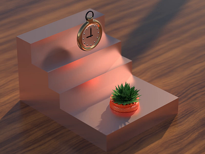 Fly by. 3d after effects animation c4d cinema4d design dribbble gold redshift3d render sunny time timeline timer trees