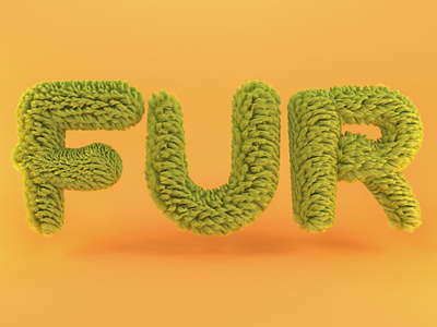 Fur 3d after effects c4d cinema4d design dribbble fur furry hair illustration mdcommunity redshift3d render