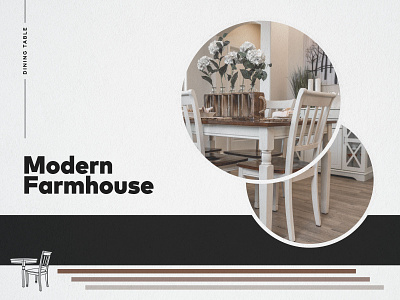 Poster Design | Modern Farmhouse | Dining Table