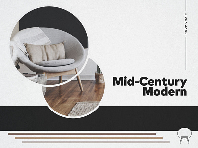 Poster Design | Mid-Century Modern | Hoop Chair