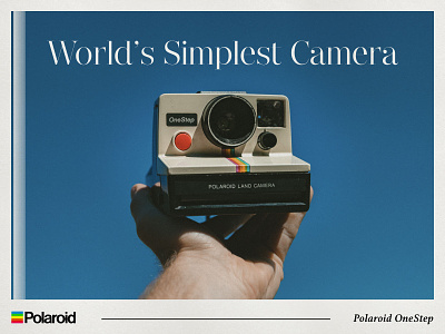 Retro Polaroid Ad | Weekly Warm-up