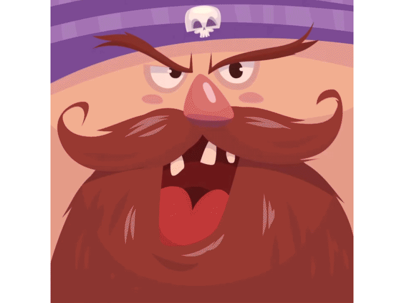 Drunk Pirate ahoy animation character drunk face gif pirate