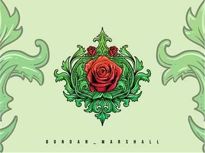 rose art artwork coreldraw design drawing graphicdesign illustration logo vector wacom