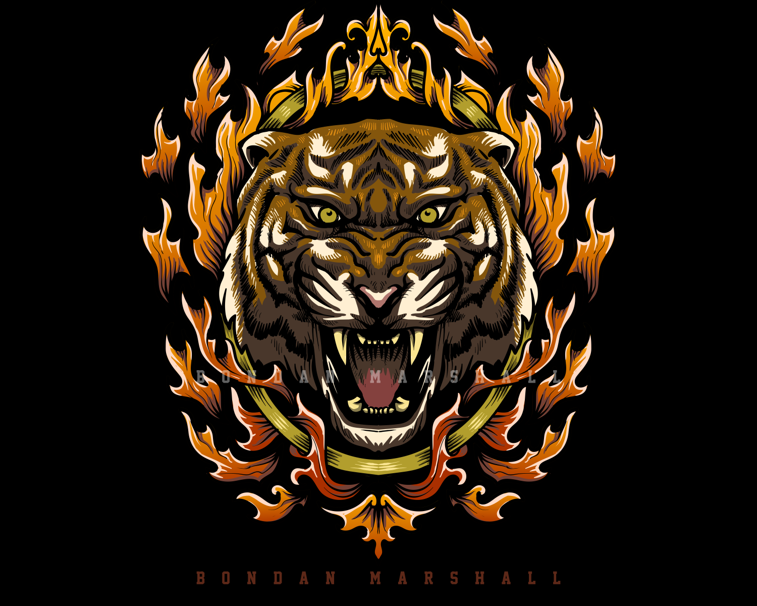 tiger by Bondan_marshall on Dribbble