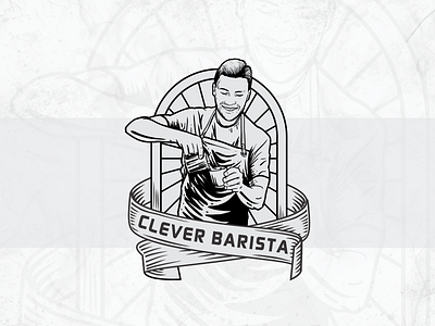 Barista logo concept