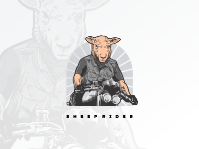 Sheep Biker