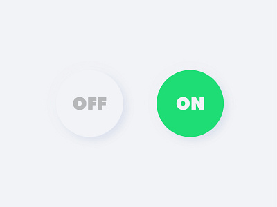 On/Off Switch - DailyUI 15 app art branding design flat icon illustration illustrator lettering typography ui ux vector