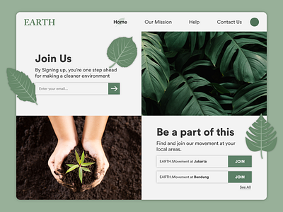 Earth Website Design behance branding dailyui design dribbble earth illustration typography ui uidesign uiux uiuxdesign ux uxdesign vector website