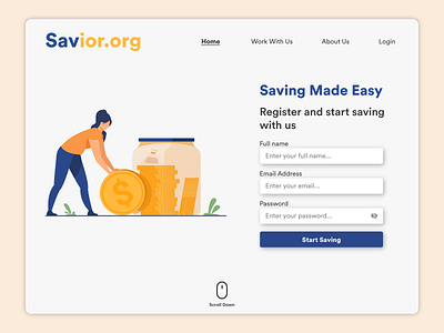Money Saving Website Design