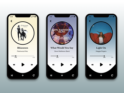 Daily UI 009 - Music Player daily ui daily ui 009 daily ui challenge dailyui mobile mobile app design music music app music app design music application music player music player ui