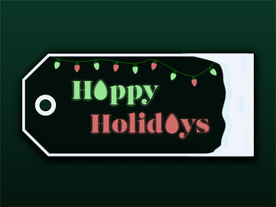 Holiday Gift Tag | Weekly Warm-Up christmas christmas gift design dribbble weekly warm up gift gift tag happy holidays happyholidays holiday holidays weekly challenge weekly warm up weeklywarmup