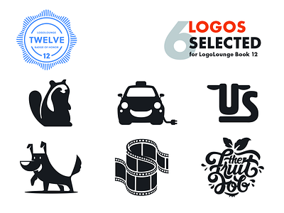 Selected Logos for Logo Lounge beaver brand branding cab dog fruit identity illustrator logo logolounge mark mascot vector