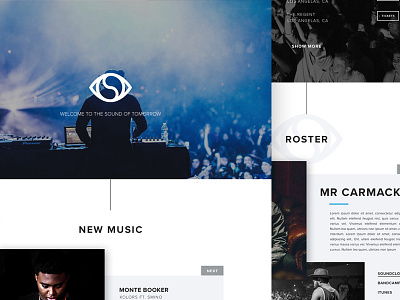 Soulection interface layout music personal project soulection ui ux web web design concept