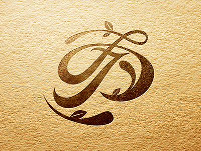 FP wedding monogram