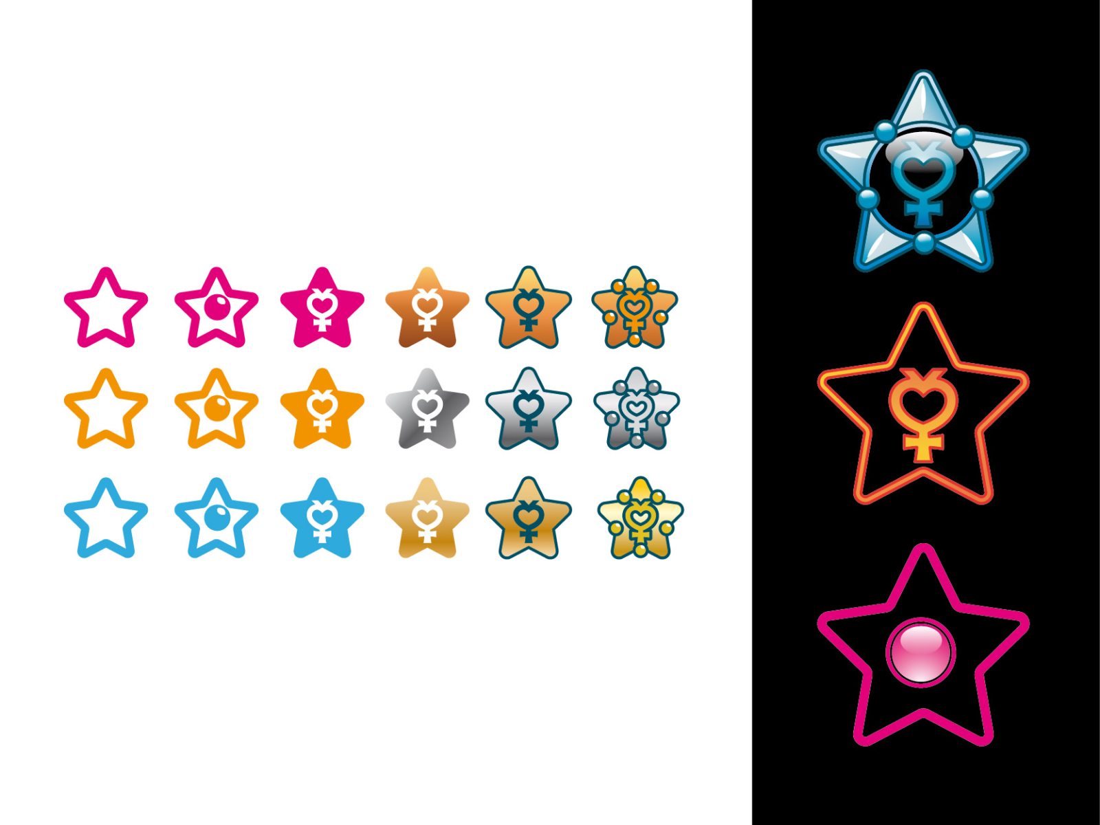 Twitch Badges by Anslea on Dribbble